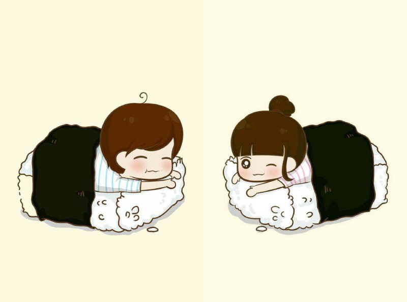 Avatar cặp chibi